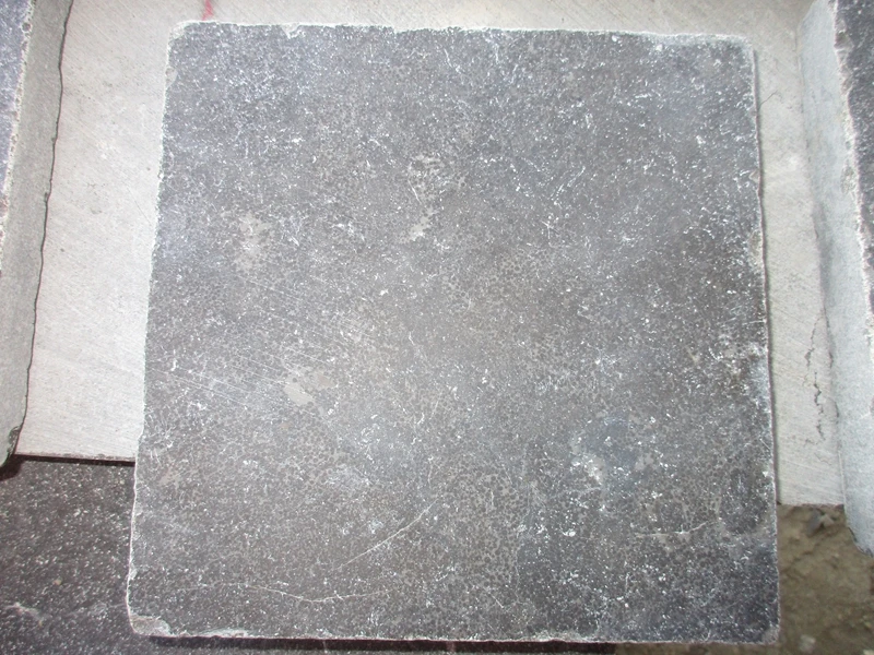 Honed And Tumbled Blue Limestone Patio Paver Blue Stone Tiles