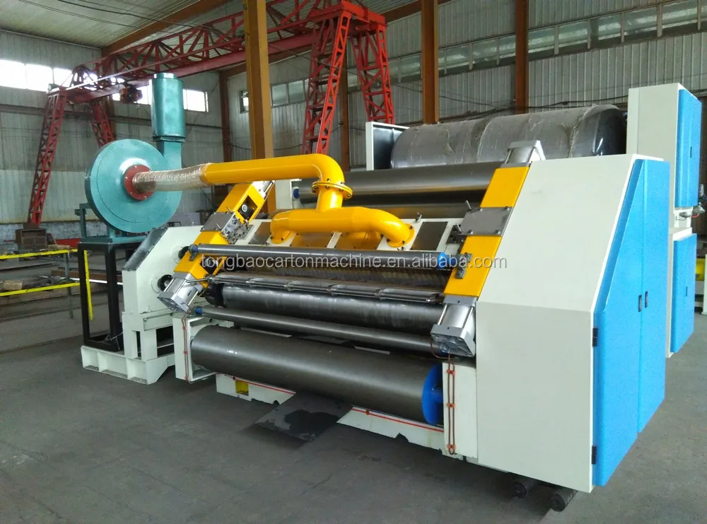 Full automatic corrugated cardboard carton box making machine