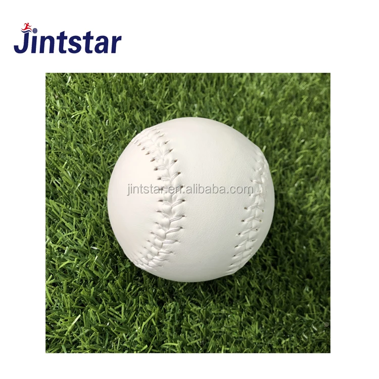 
Jintstar wholesale cheap pu/pvc cowhide leather softball for training 