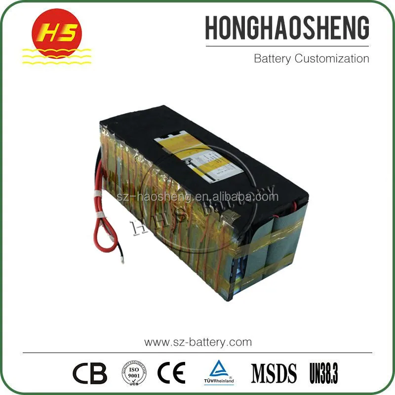 CE Certification 13s20p alternator 48v 50ah dc motor auto rickshaw for ebike battery pack