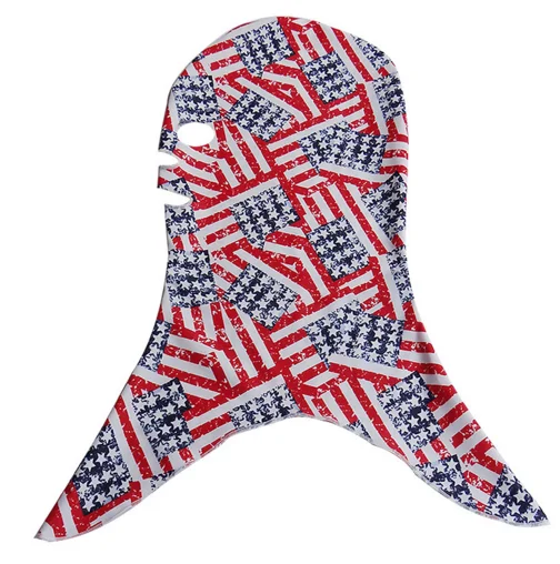 
SBART Men Women Summer Sun Protection Facekini Lycra Swimming Caps Anti-UV Jellyfish Nylon Head Mask Ear Long Hair Diving Hats I 