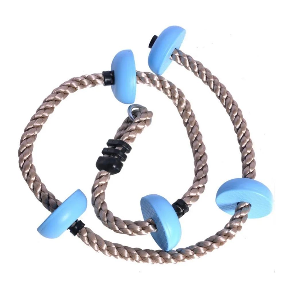 New Children Physical Training Fitness Swing Climbing Rope Plastic Knot Polyethylene Rope Sport Toy Combo Set