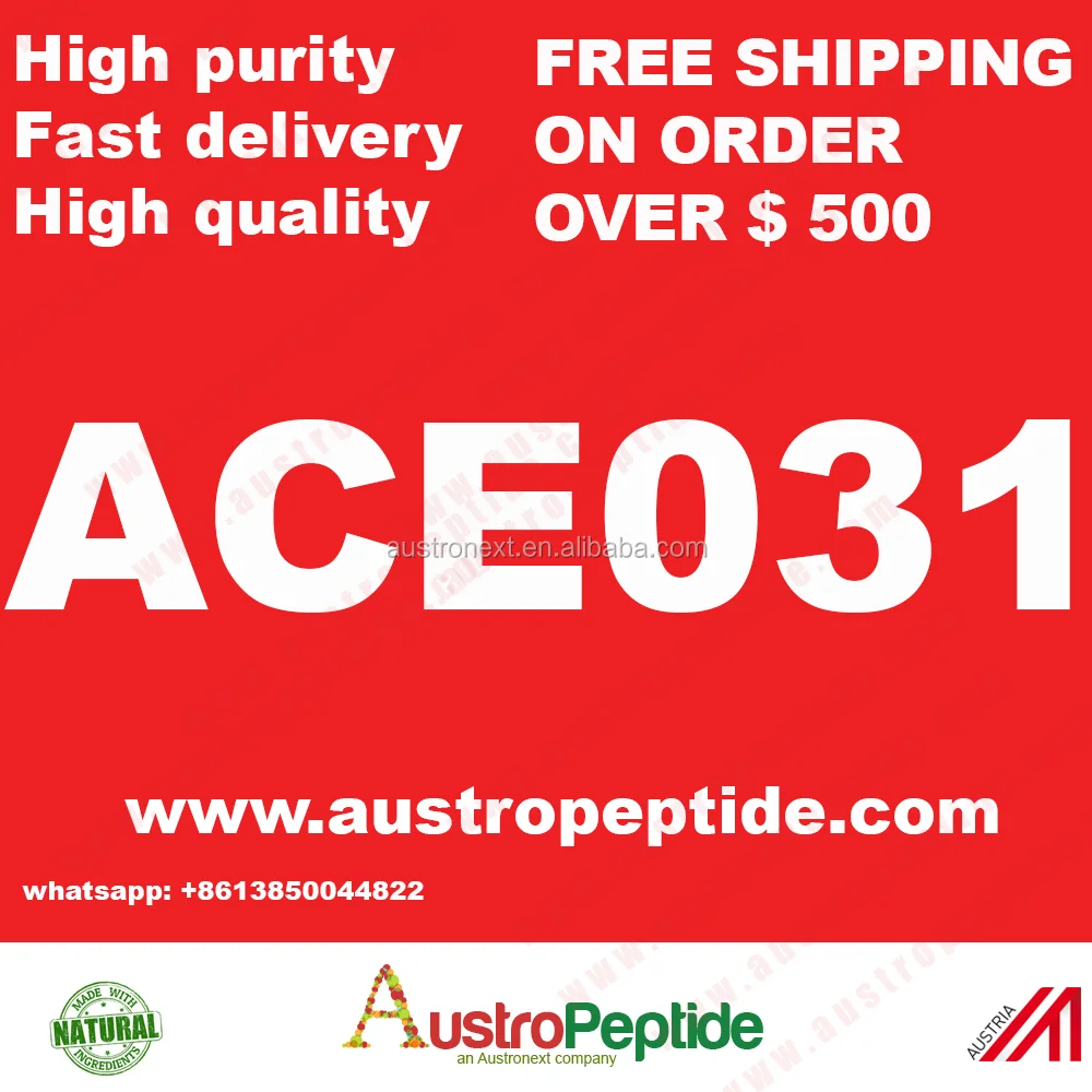 
Ace031 99% Purity Weight Loss Peptide AUSTROPEPTIDE ACVR2B peptide 10mg ACE 031 1mg ACE-031 5mg 