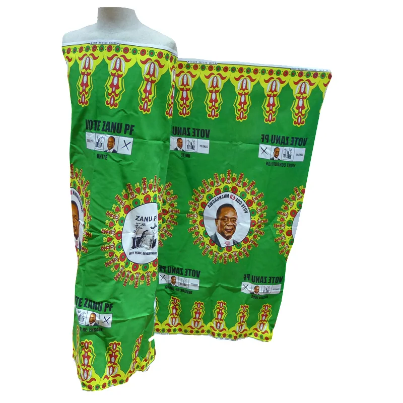 Wholesale lace african election print wax fabric for kangas