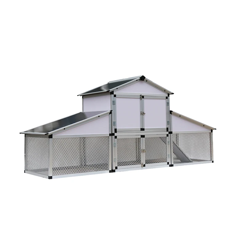 Made in China factory direct sale outdoor aluminum chicken house hen chicken coop