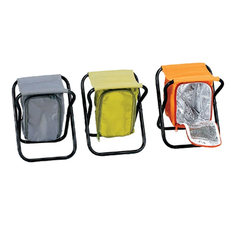 Portable Detachable Backpack Folding Stool with Cooler Bag for Fishing Chair