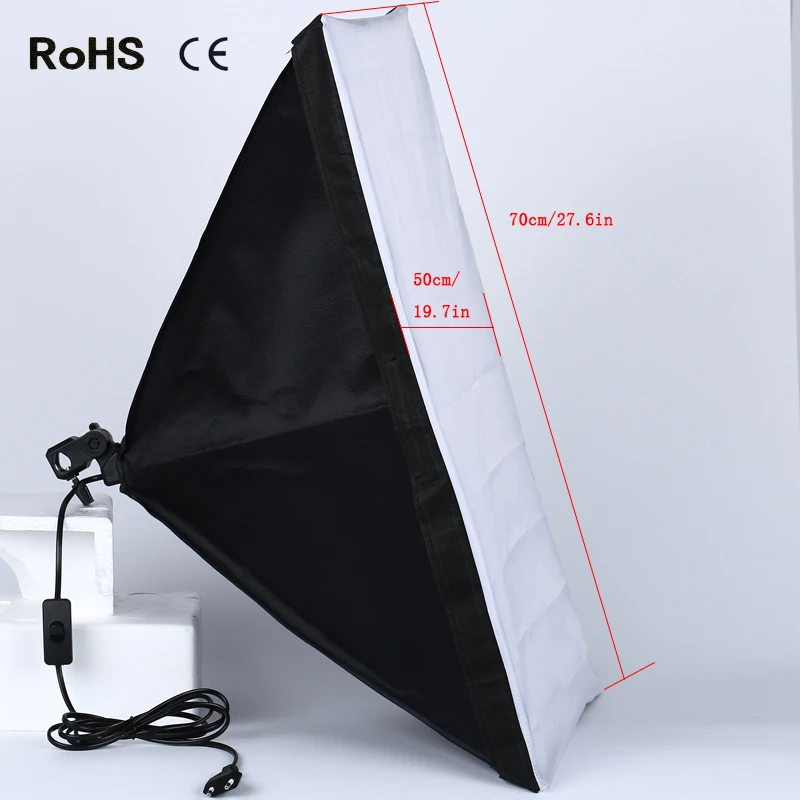 Photo Studio Accessories 50 cm*70 cm /19.7 inch*27.6 inch Single lamp Photography soft box inside with reflector material