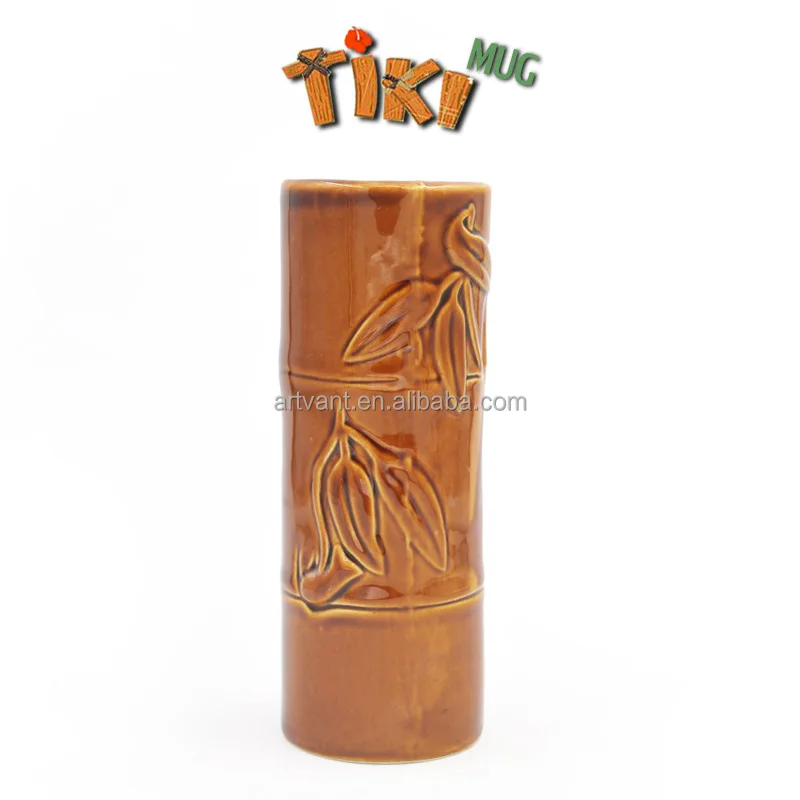 Wholesale Cheap Ceramic Tiki Mug New Concept Ceramic Cups for Cocktail/Bar Coffee Mug Without Handle Beer Mug