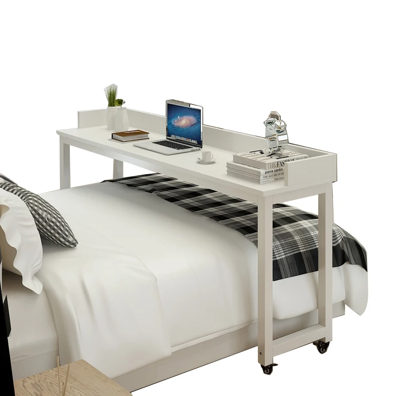 Long Size White Laptop Table for Bed 3011