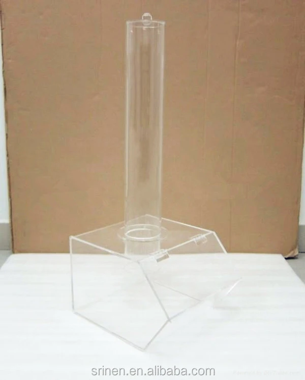Factory Wholesale Clear Acrylic Tube Candy Dispenser