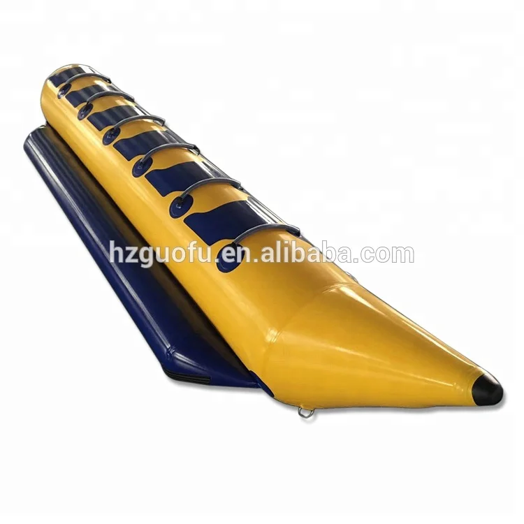 Commercial 6 Person Inflatable Banana Boat Tube For Skiing On Water