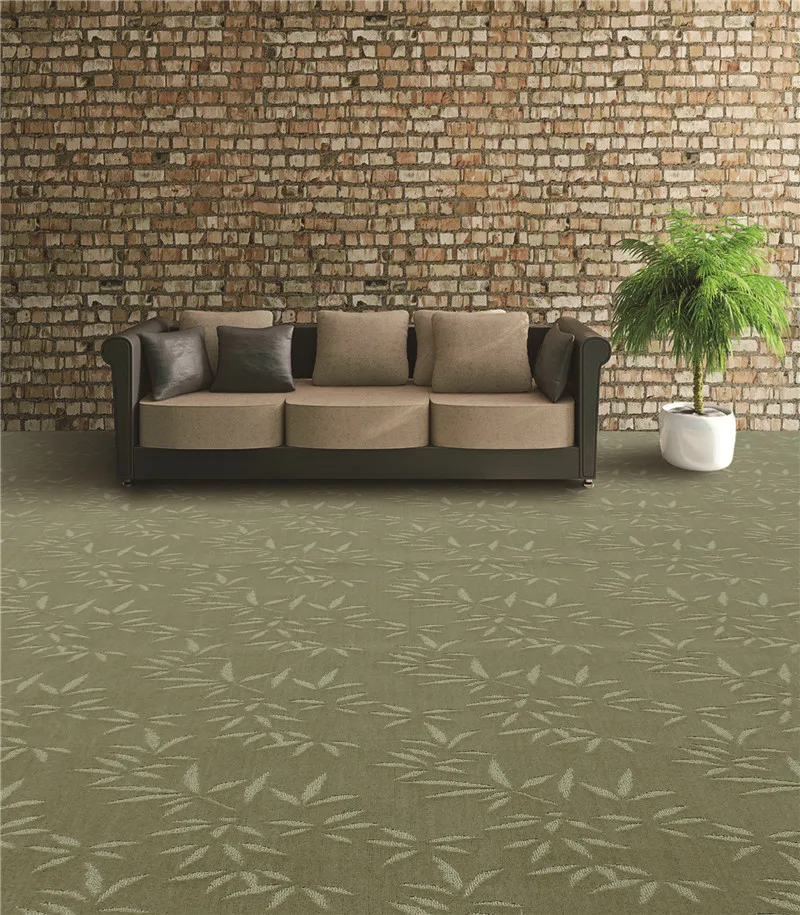 Cut loop jacquard room carpet flooring Polypropylene PP Tufted Carpet Rolls Zhu Hai living room hotel wall to wall carpet