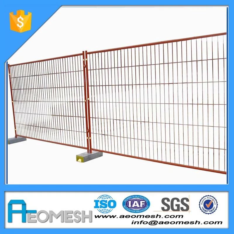 AEOMESH decorative barrier fence,pipe clamp fencing,temporary fencing