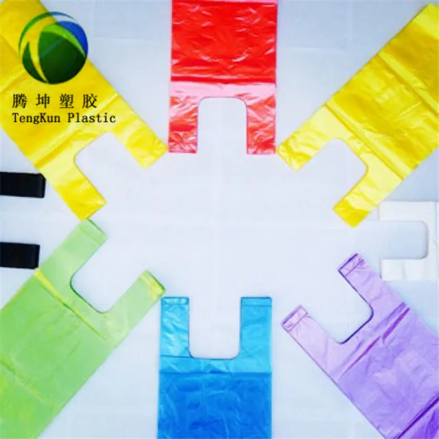 Wholesale transparent t shirt bags on roll t shirt bags sealing and cutting machine