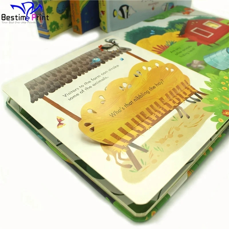 Полноцветная симпатичная книжка CMYK с откидной крышкой