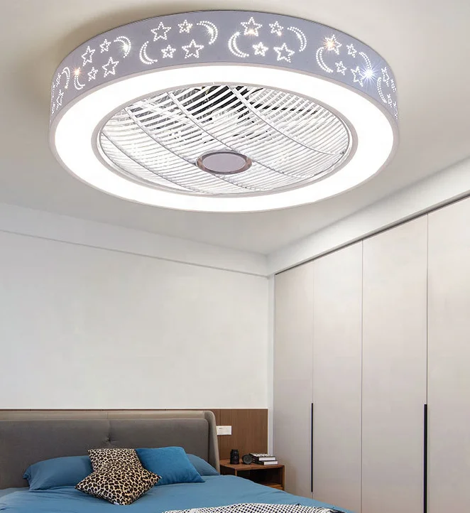 
Hotsale Bedroom Ceiling Fan With Integrated LED Light 