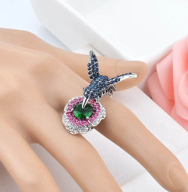 
925 sterling silver animal world rings jewelry 