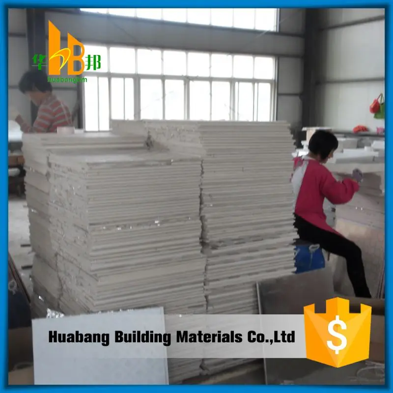 Bathroom 595*595mm China Pvc Gypsum Board Price Suspended Ceiling Tiles