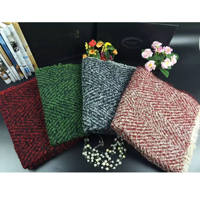 Winter European and American new style trend imitation cashmere fashion shawl scarf