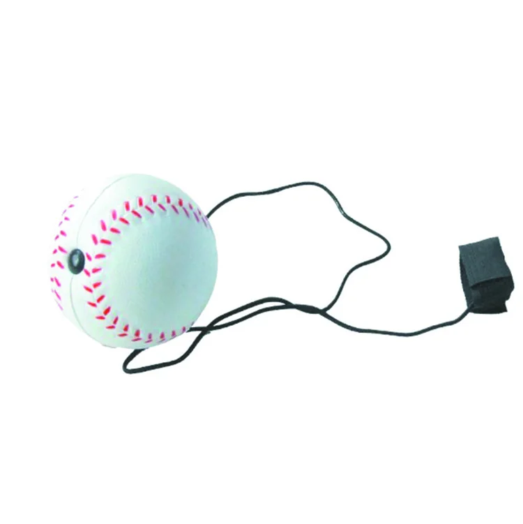 
Cheap custom logo pu foam yoyo smile face stress ball with string 