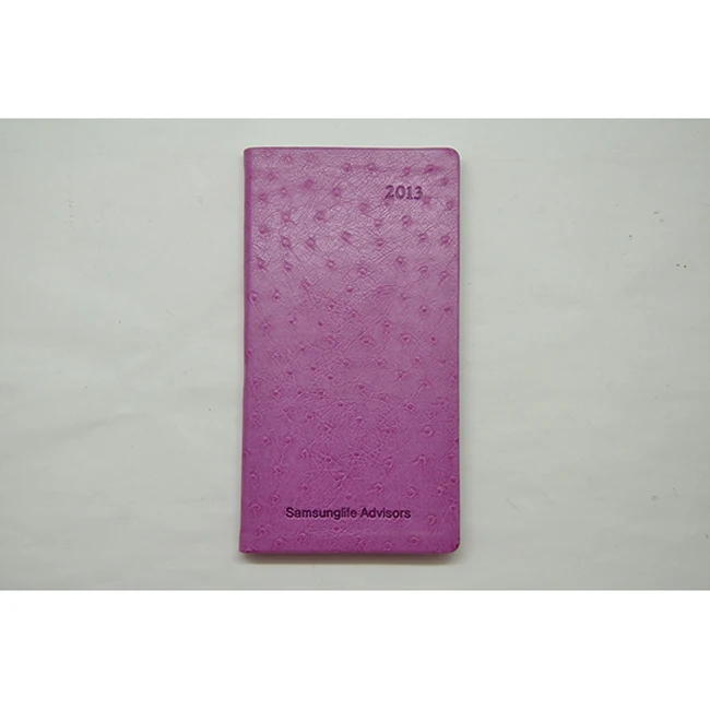 Fashion pocket size 2025 customized agenda fountain pen friendly diary GRS pu leather agenda FSC-Certified paper agenda