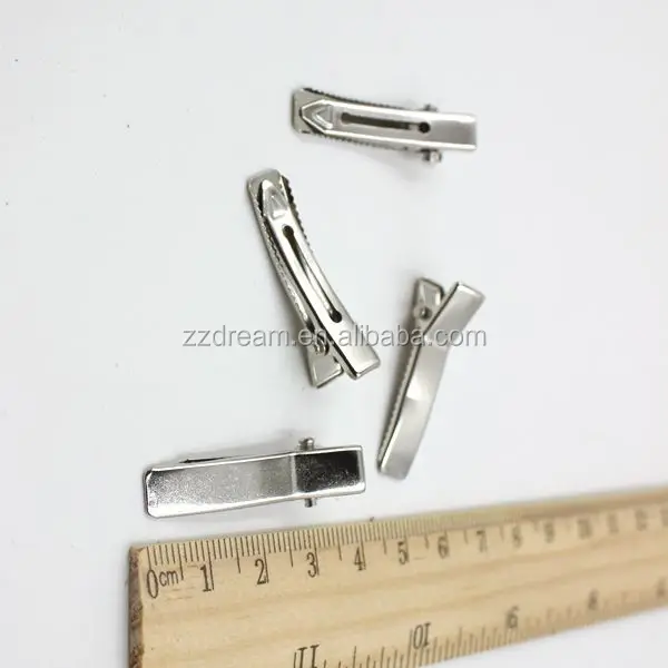 Top Grade 45mm Double Alligator Stainless Steel Make Up Hairpin Metal Hair Clips