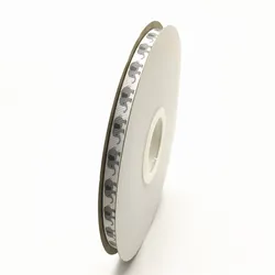 Wholesale In Stock Custom Logo Animal Printed Polyester Grosgrain Ribbon