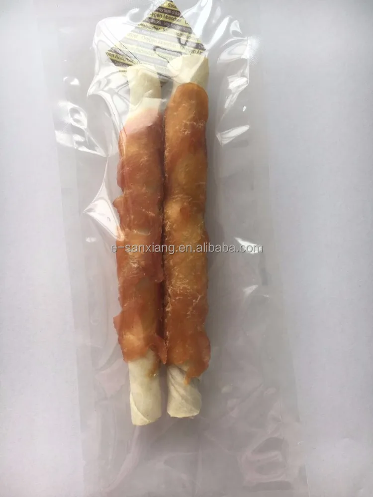 chicken wrap rawhide dog treats private label dog chews OEM pet foods factory