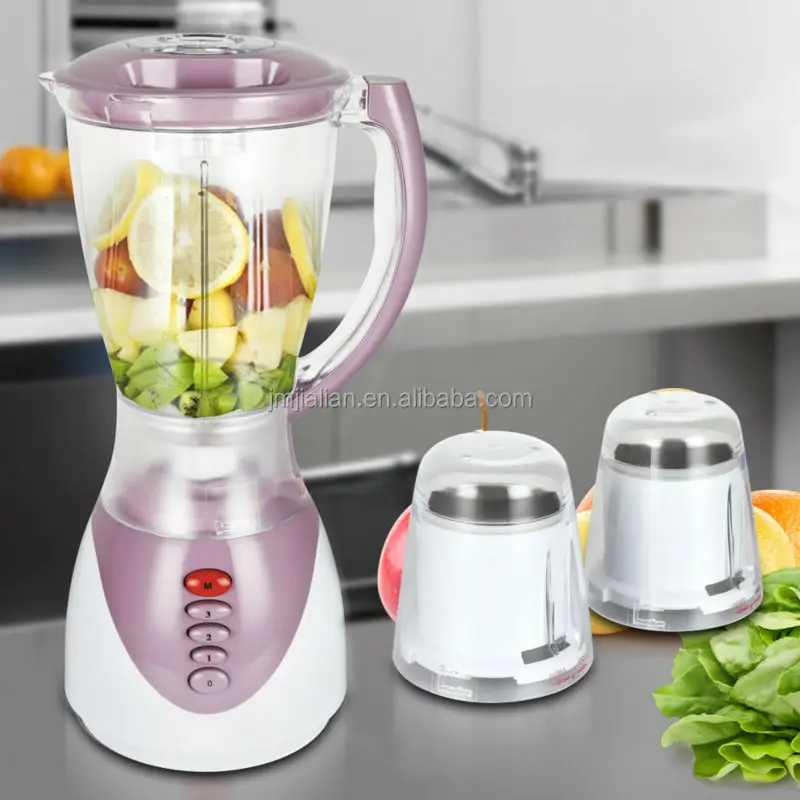 JL-B731 2 in 1 Push Button 3 Speeds Powerful Plastic Electric Food Masticator Blender
