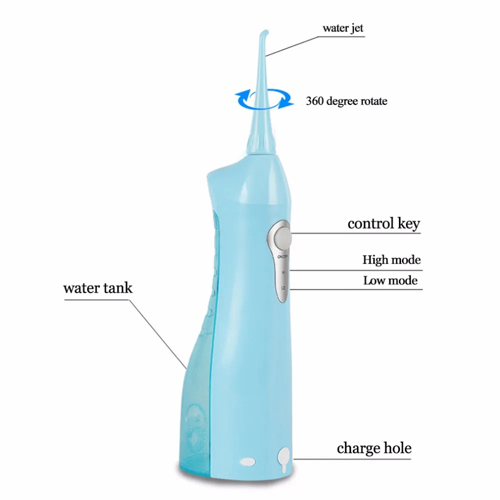 
Top-rated convenient dental water flosser cordless dental oral irrigator water toothpick 