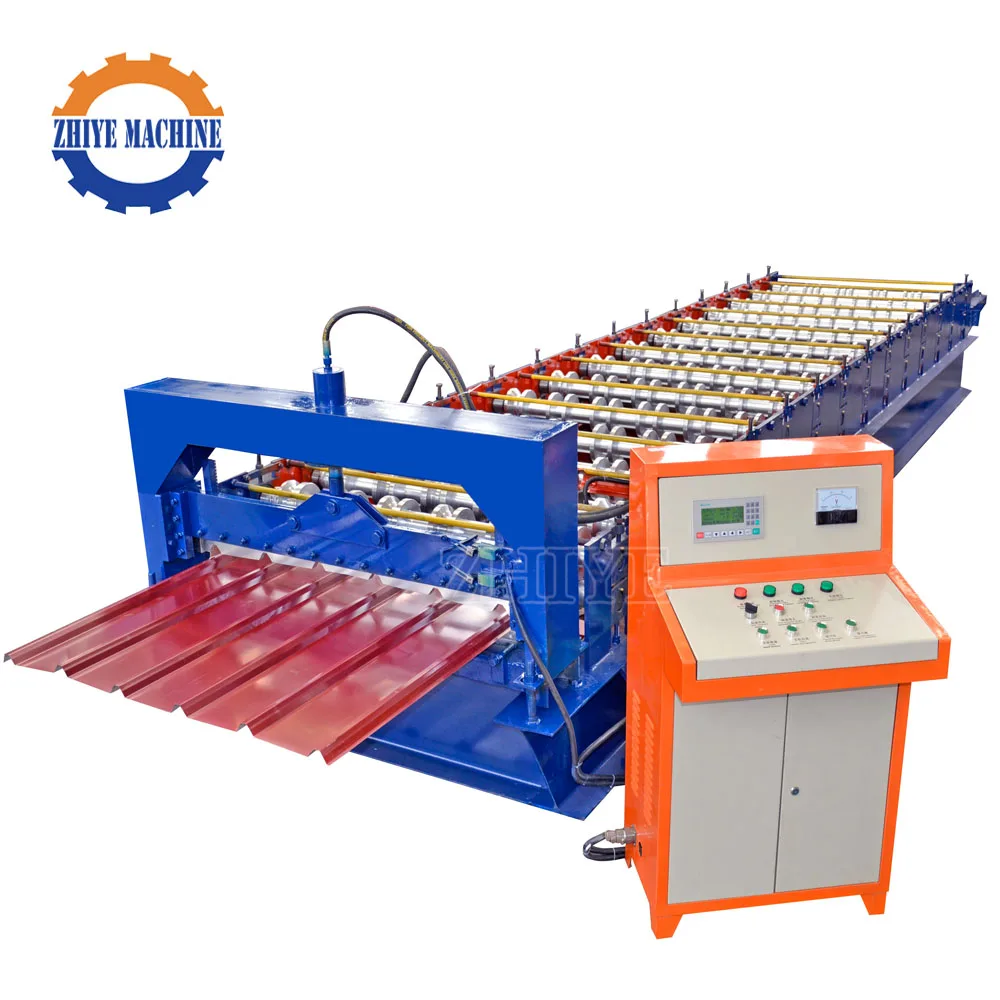 R Panel roll forming machine PBR panel metal roof tile making machine/Automatic metal roofing panels making machinery