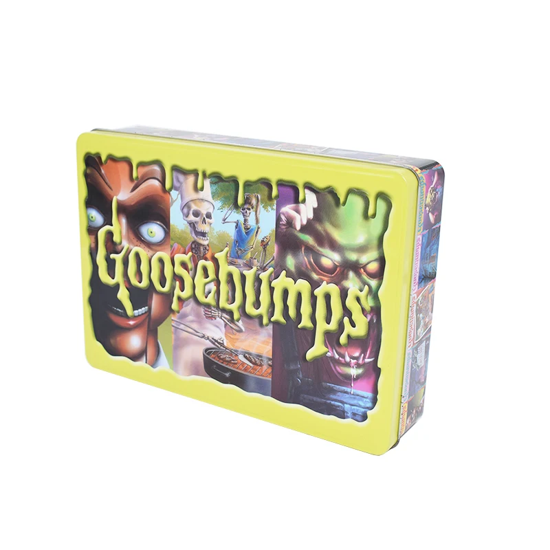 Customized Easter Day Small Metal Candy Container With Lid Tin