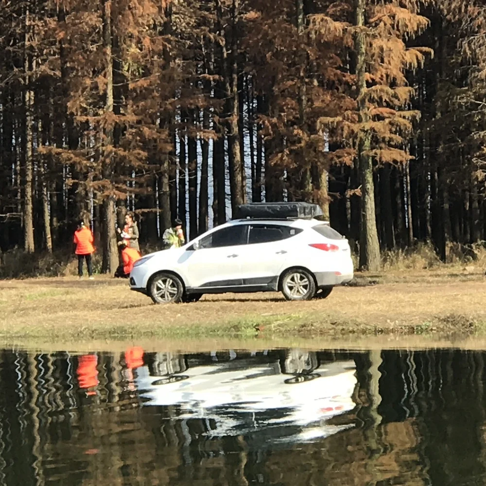 Sun Proof Auto Car Roof Tent For 2 Persons Folding Roof Top Tent