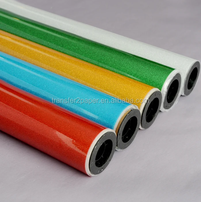 Super glitter (amethyst color) heat transfer vinyl for textile