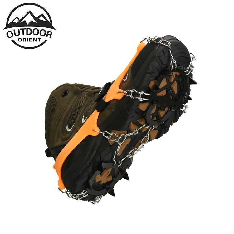 Outdoor Sports Hiking Boots Camping Accessories Sports Shoes Crampons Traction Cleats Mountaineering Anti Slip Ski Crampons
