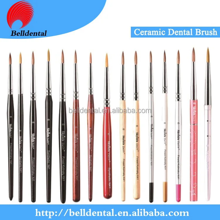 
Synthetic Hair Dental Lab Brushes 