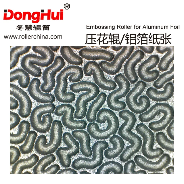 
E180929-14 Laser Engraved Embossing Roller Gravure Cylinder for Aluminum Foil Metallized Paper 