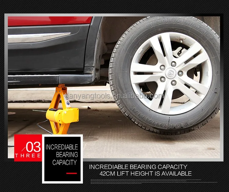 High Quality CE ISO Approved Professional Mini Portable 3T Full Automatic Electric Scissor Car Jack for Emergency Repair