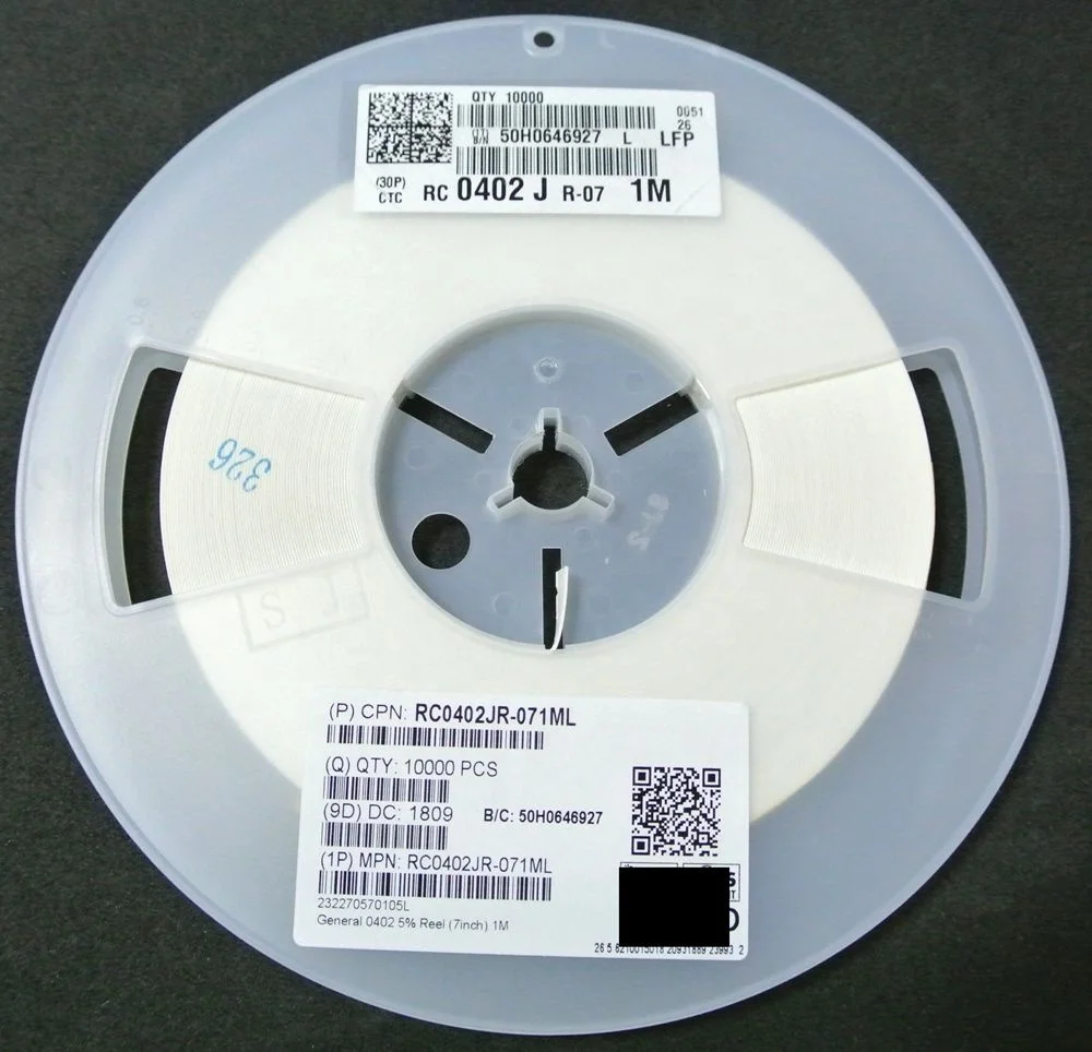 100nF MLCC SMD CERAMIC CAPACITOR 0402 104K 104 K 0.1uF 25V X5R 10% GRM155R61E104KA87D