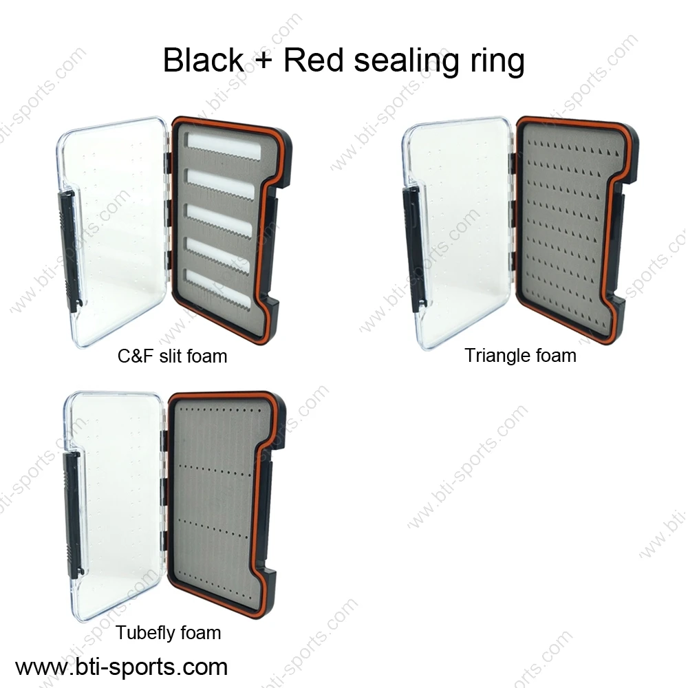 Оптовая продажа, мультипенопласт среднего размера, антифрикционный супер тонкий 100% водонепроницаемый пластиковый ящик для рыболовных снастей для ловли нахлыстом (B15)