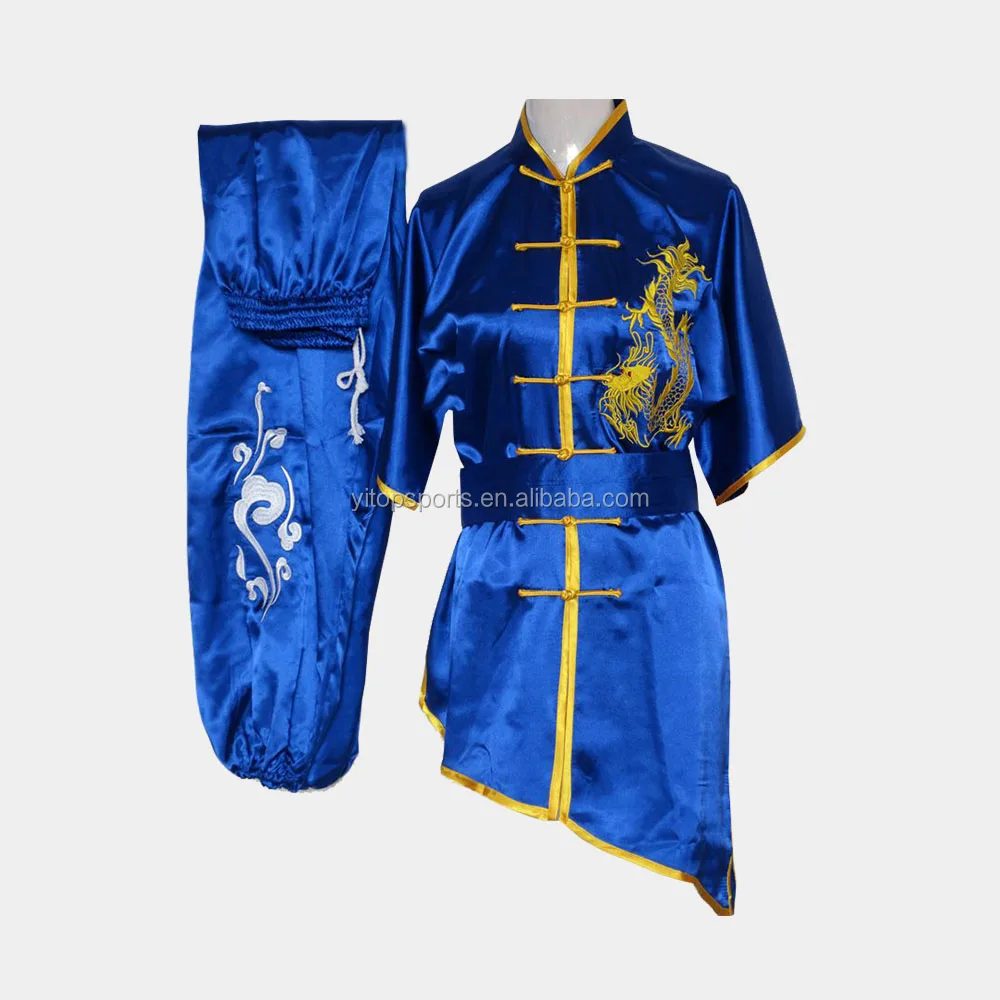 Chinese Traditional satin taichi Kungfu uniform