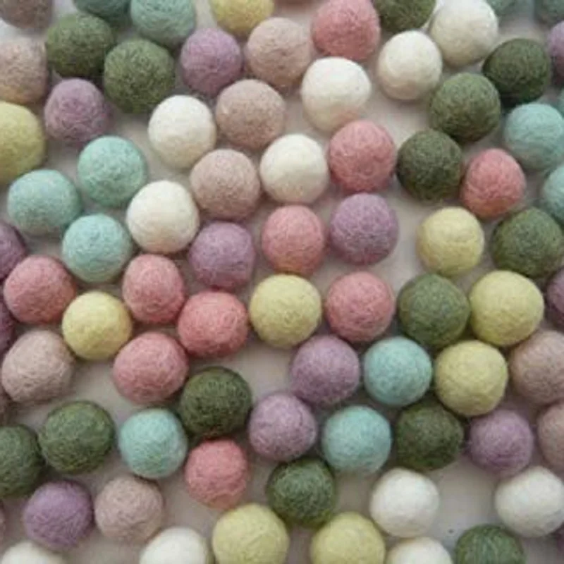 hot wholesale top quality pom ball faux cashmere garment accessories wool ball