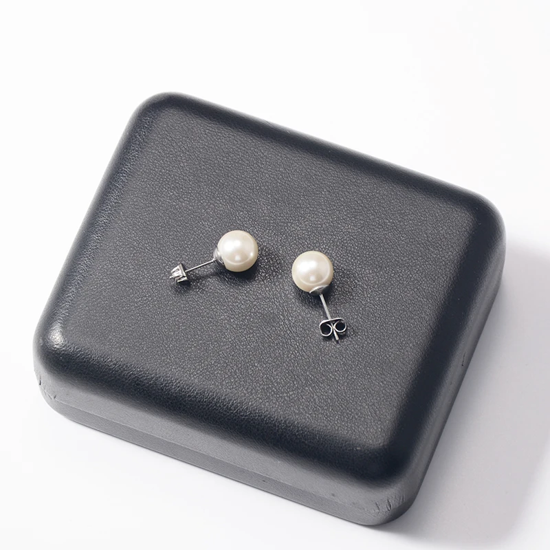 Hot Sale Stud Pearl Earring Set in Earring Jewelry Jewerly Trendy Ball Stainless Steel Picture 2019 Fashione Earring Jewelry