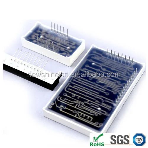 Wholesale Custom RGB Color 7 Segment LED Display Digital Signage customized led 7 segment display for Temperature Instruments