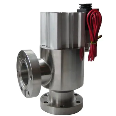 
high vacuum pneumatic angle valve 