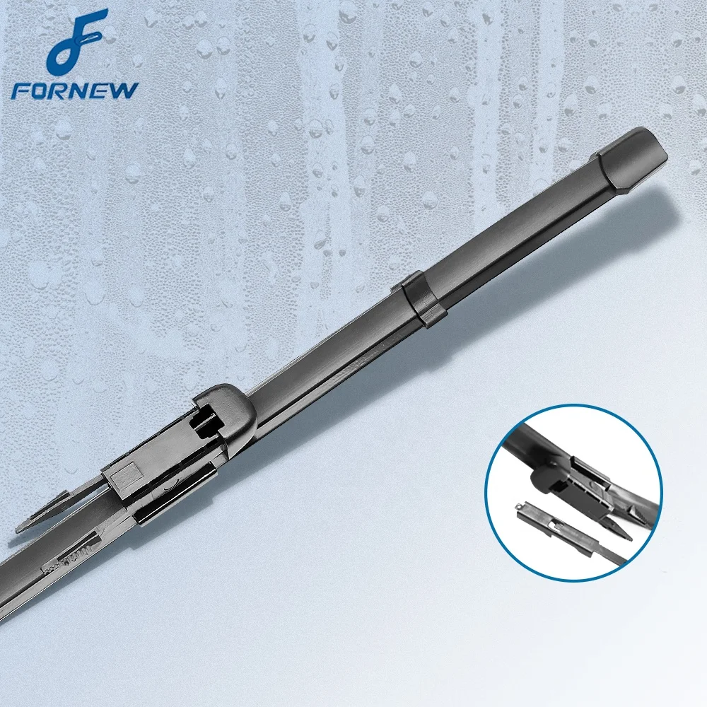 Fornew Car Front Windshield Wiper Blades for Volkswagen VW Crafter Fit Pinch Tab Arms from 2006-2014