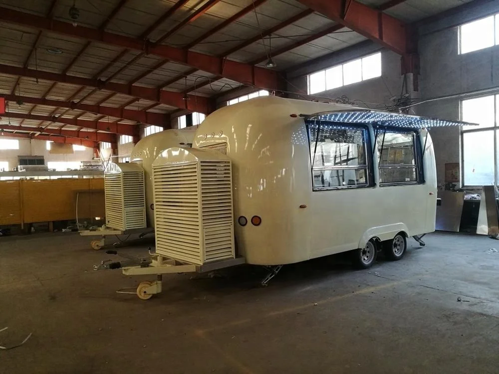 
China manufacturer food trailer mobile food truck crepe carts/fast food vending truck/hot dog trailers for sale 