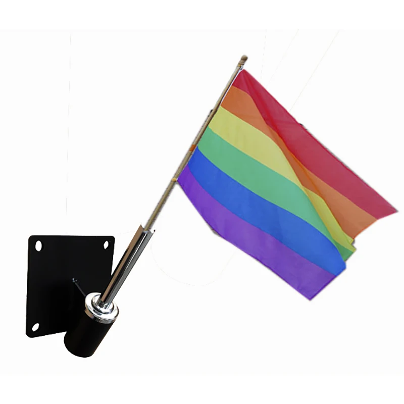 Outdoor EID poster Exhibition display bracket wall mounted  banner flag