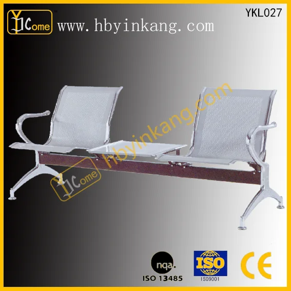 YKL033 Commercial Colorful Plastic Waiting Chairs