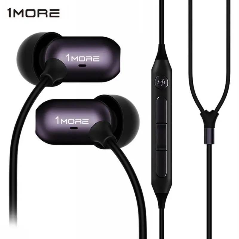 1MORE E1002 3.5mm In-Ear Music Earphone Line Control Magnetic Earbud with Mic Capsule magnetics Sports headphones